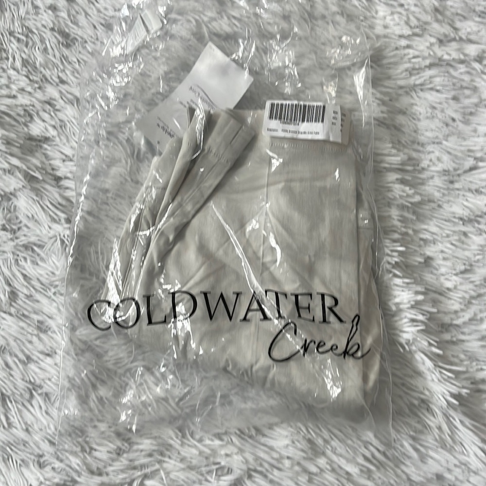 COLDWATER CREEK ShapeMe Pants Pull-On Anywear in Ivory size 16 - Picture 2 of 14